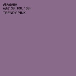 #8A6A8A - Trendy Pink Color Image